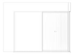 Left Image of Door Sliding Capral Artisan 994TH CornerExt Recessed 2P