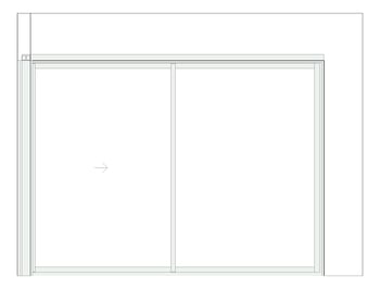 Front Image of Door Sliding Capral Artisan 994TH CornerInt 4P ExtSliding