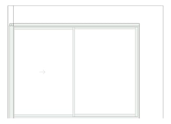 Front Image of Door Sliding Capral Artisan 994TH CornerInt 4P