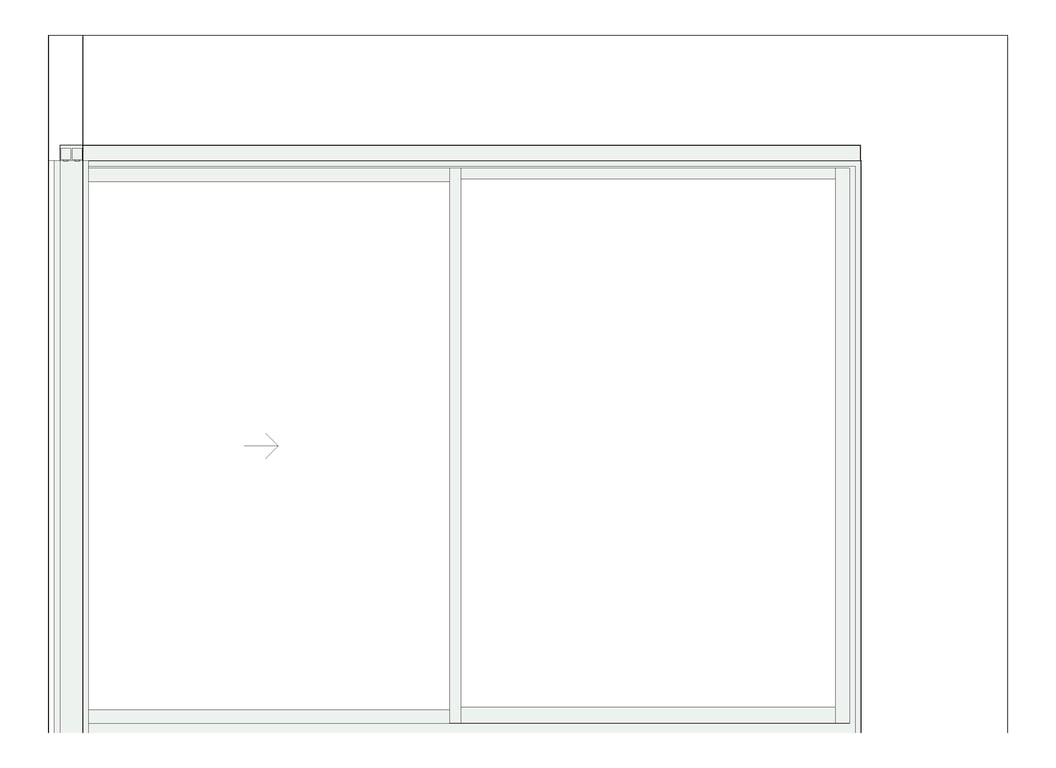 Front Image of Door Sliding Capral Artisan 994TH CornerInt 4P