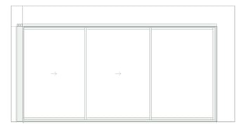 Front Image of Door Sliding Capral Artisan 994TH CornerInt 6P ExtSliding