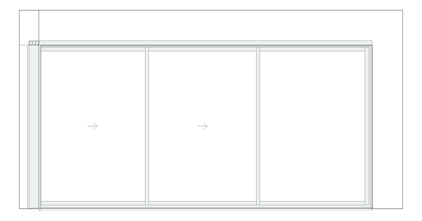 Front Image of Door Sliding Capral Artisan 994TH CornerInt 6P ExtSliding