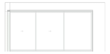 Front Image of Door Sliding Capral Artisan 994TH CornerInt 6P