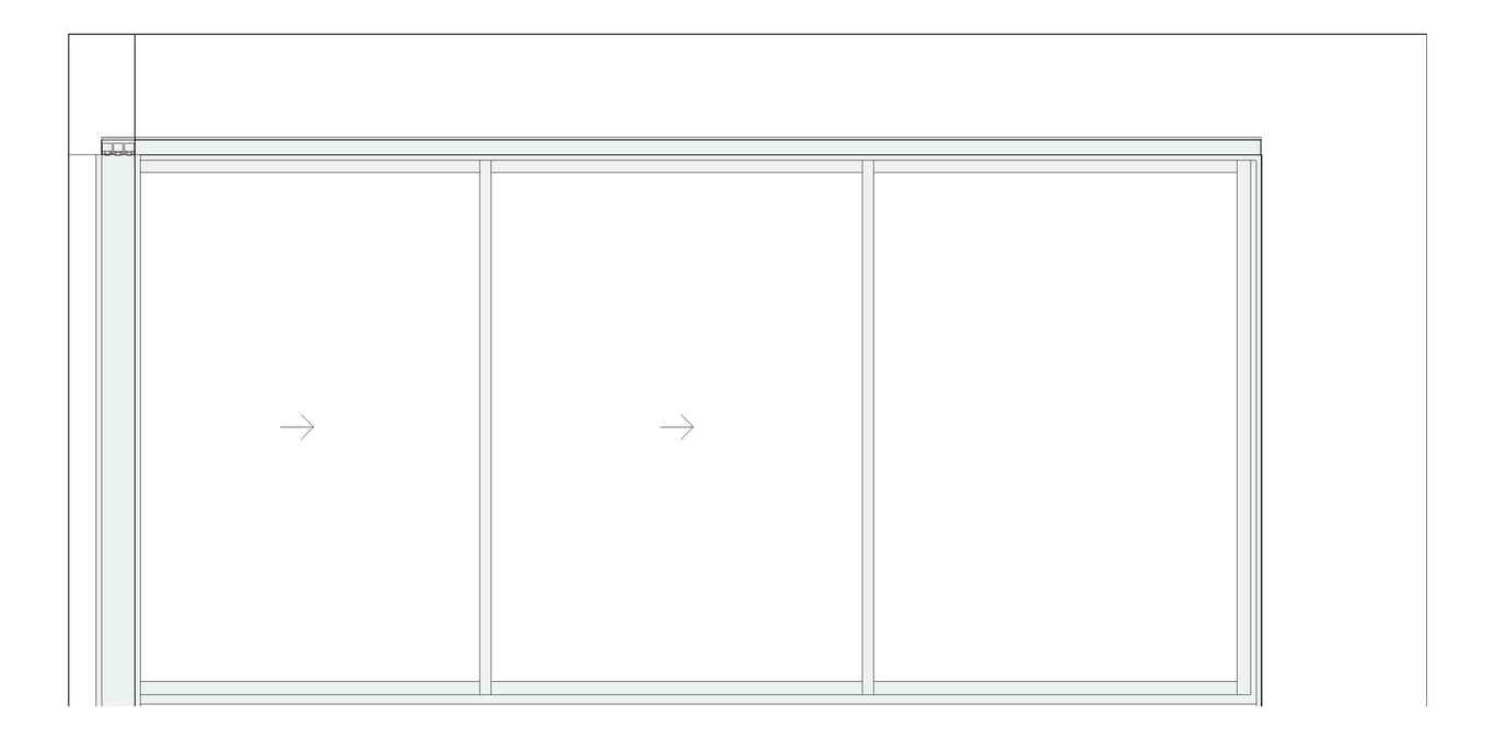 Front Image of Door Sliding Capral Artisan 994TH CornerInt 6P