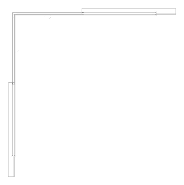 Plan Image of Door Sliding Capral Artisan 994TH CornerInt Recessed 2P