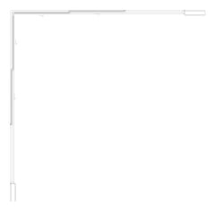 Plan Image of Door Sliding Capral Artisan 994TH CornerInt Recessed 4P