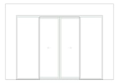 Front Image of Door Sliding Capral Artisan 994TH Recessed 2P BiParting