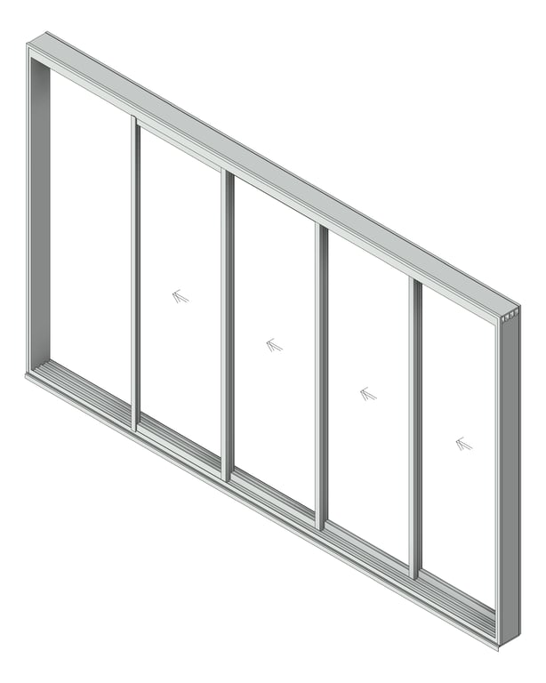 Navigate to Door Sliding Capral Artisan 994TH Recessed 4P