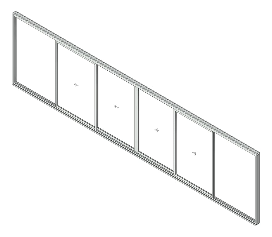 Navigate to Door Sliding Capral Artisan 994TH Recessed 4P BiParting