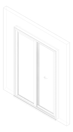 3D Documentation Image of Door Sliding Capral Futureline 994TB 2P