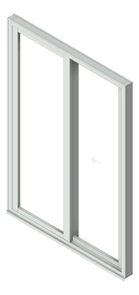 3D Shaded Image of Door Sliding Capral Futureline 994TB 2P