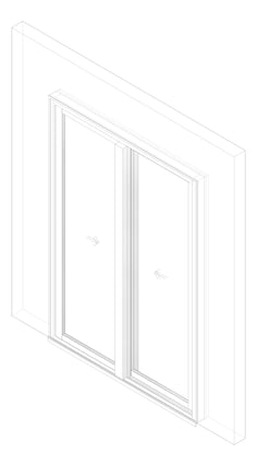 3D Documentation Image of Door Sliding Capral Futureline 994TB 2P Bypass