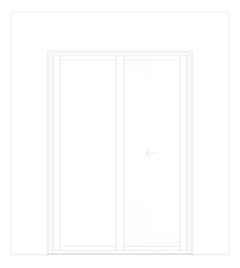 Front Image of Door Sliding Capral Futureline 994TB 2P