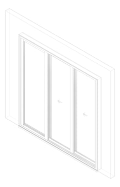 3D Documentation Image of Door Sliding Capral Futureline 994TB 3P XXO