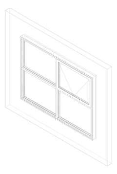 3D Documentation Image of Window Awning Capral AGS 35