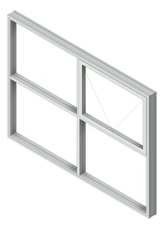 3D Shaded Image of Window Awning Capral AGS 35