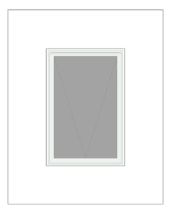 Front Image of Window Awning Capral AGS 35 HookHinge