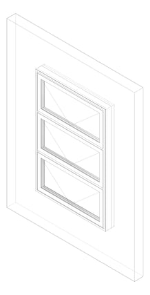 3D Documentation Image of Window Awning Capral AGS 35 V Multiple