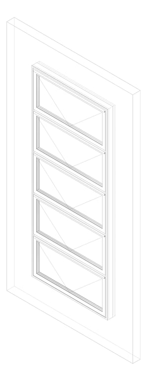 3D Documentation Image of Window Awning Capral AGS 35 V Multiple HookHinge
