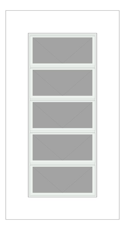 Front Image of Window Awning Capral AGS 35 V Multiple HookHinge