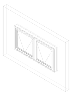 3D Documentation Image of Window Awning Capral AGS 50 H Multiple HookHinge