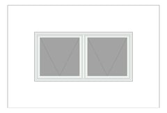 Front Image of Window Awning Capral AGS 50 H Multiple HookHinge