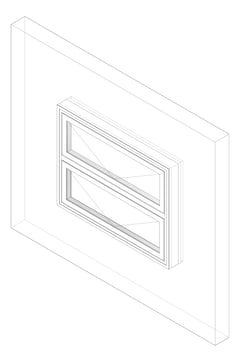 3D Documentation Image of Window Awning Capral AGS 50 V Multiple