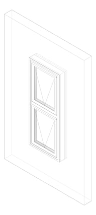 3D Documentation Image of Window Awning Capral AGS 50 V Multiple HookHinge