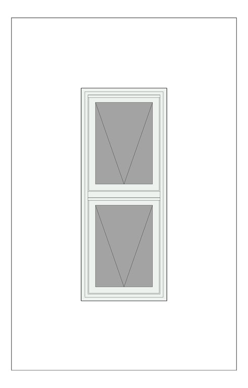 Front Image of Window Awning Capral AGS 50 V Multiple HookHinge