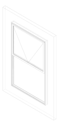 3D Documentation Image of Window Awning Capral Artisan 992 2V HookHinge