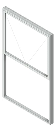 3D Shaded Image of Window Awning Capral Artisan 992 2V HookHinge