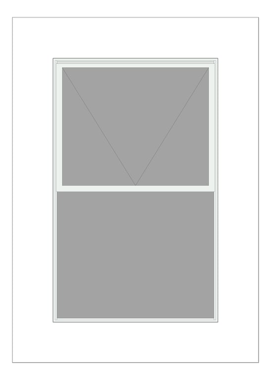 Front Image of Window Awning Capral Artisan 992 2V HookHinge