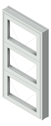 3D Shaded Image of Window Awning Capral Artisan 992 3V