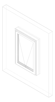 3D Documentation Image of Window Awning Capral Artisan 992 HookHinge