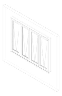 3D Documentation Image of Window Awning Capral Futureline H Multiple HookHinge