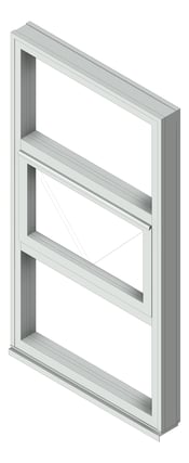3D Shaded Image of Window Awning Capral Futureline HookHinge