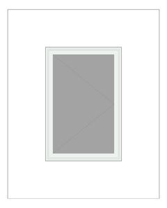 Front Image of Window Casement Capral AGS 35