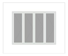 Front Image of Window Casement Capral AGS 35 H Multiple