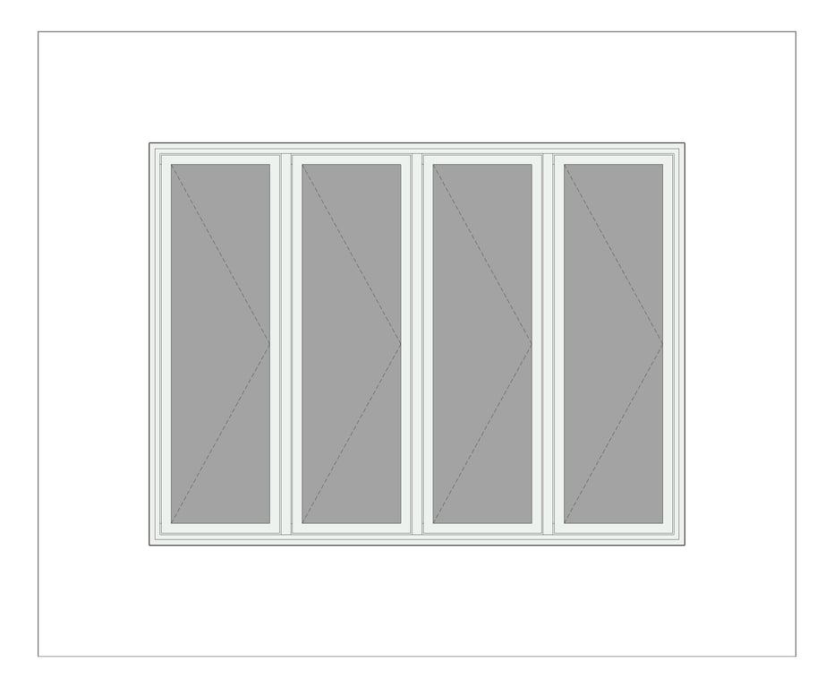 Front Image of Window Casement Capral AGS 35 H Multiple