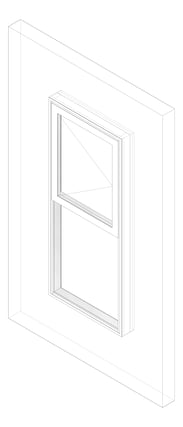 3D Documentation Image of Window Casement Capral Artisan 992 2V