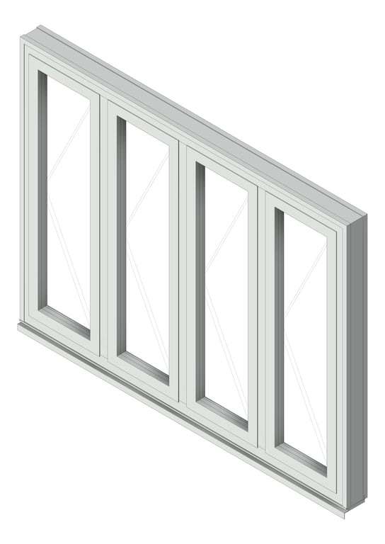 Image of Window Casement Capral Futureline H Multiple