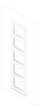 3D Documentation Image of Window Casement Capral Futureline V Multiple