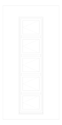 Front Image of Window Casement Capral Futureline V Multiple