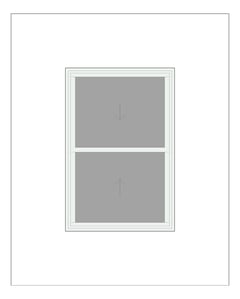 Front Image of Window DoubleHung Capral AGS 491