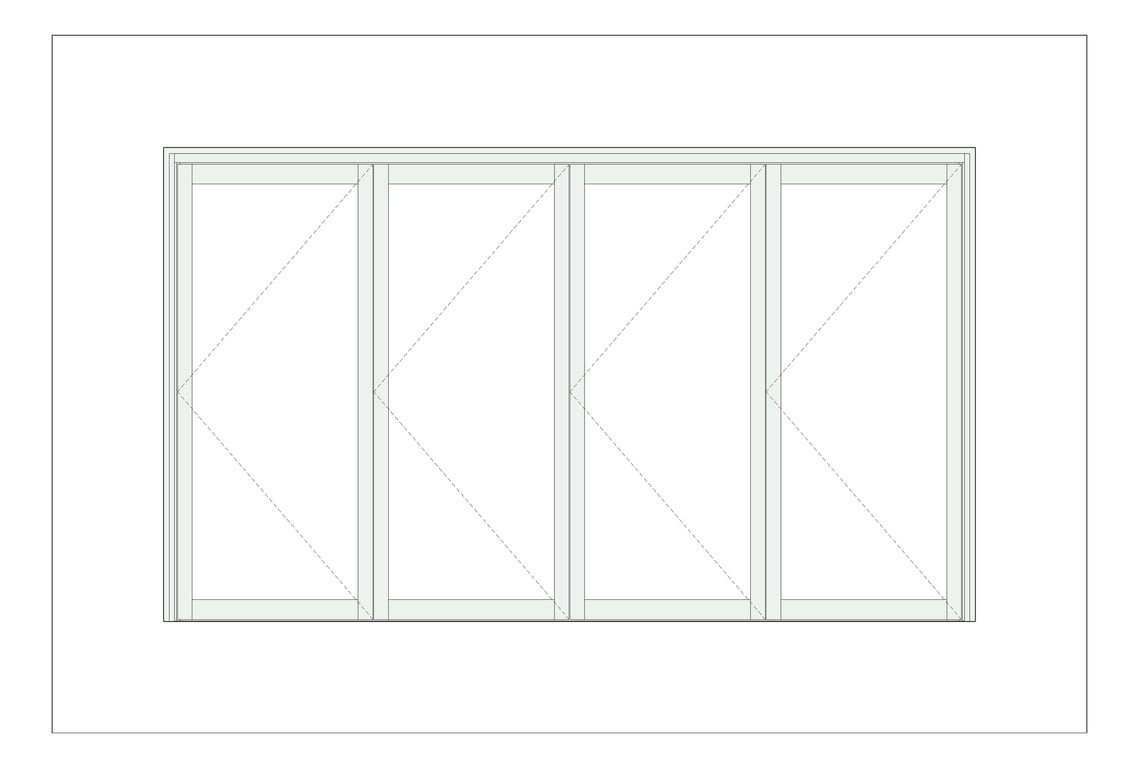 Front Image of Window Bifold Capral Artisan 995 4P