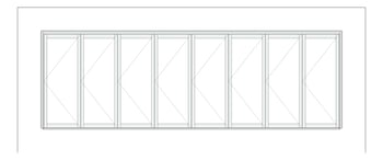 Front Image of Window Bifold Capral Artisan 995 8P