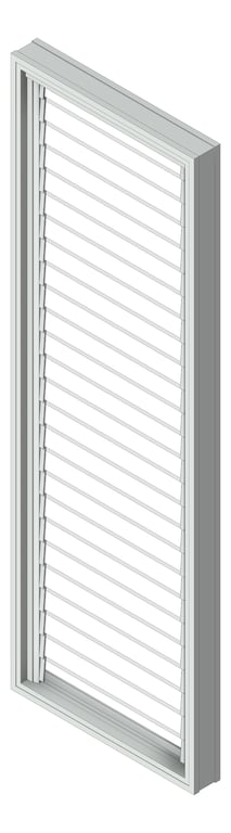 Window Louvre Capral AGS