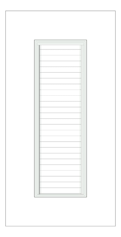 Front Image of Window Louvre Capral AGS