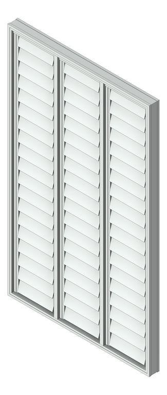 Window Louvre Capral AGS H Multiple