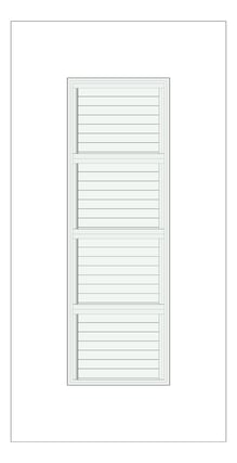 Front Image of Window Louvre Capral AGS V Multiple